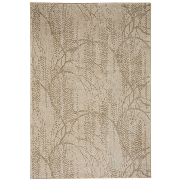 World Menagerie Floral Beige Area Rug Wayfair
